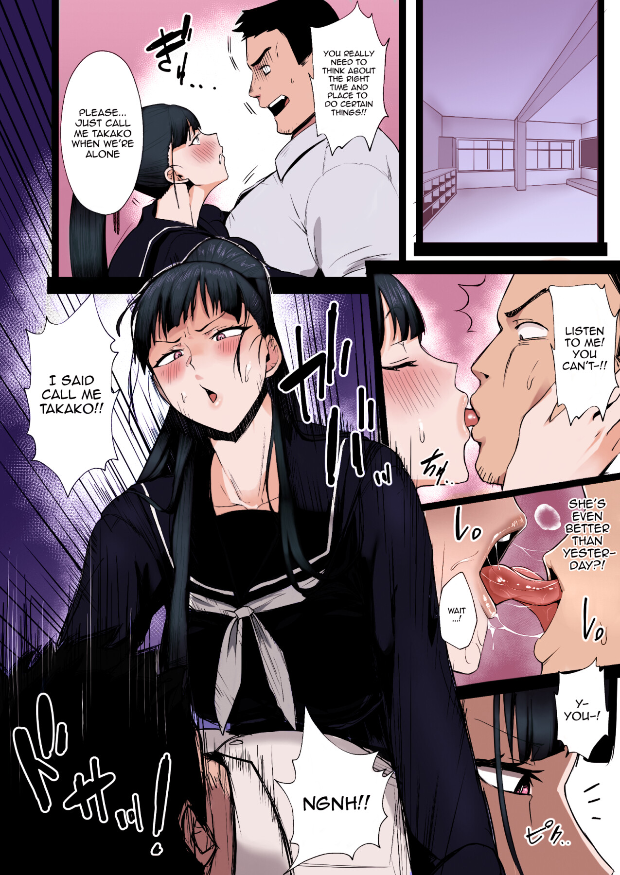 Hentai Manga Comic-The Uptight Model Student Wants To Become The Teachers Bitch (Color)-Read-24